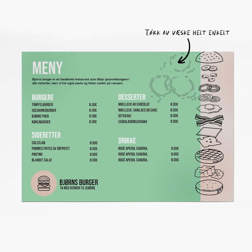 Eksempel 3 for valgte produkt