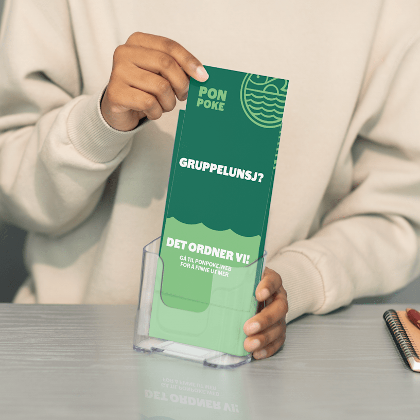 Flyers til bedriften på nettet