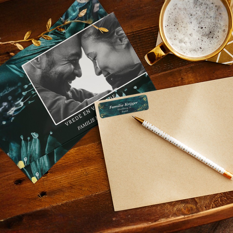 Zelfklevende adresstickers