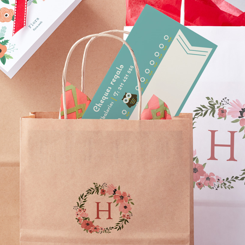 Impressão de vouchers de presente