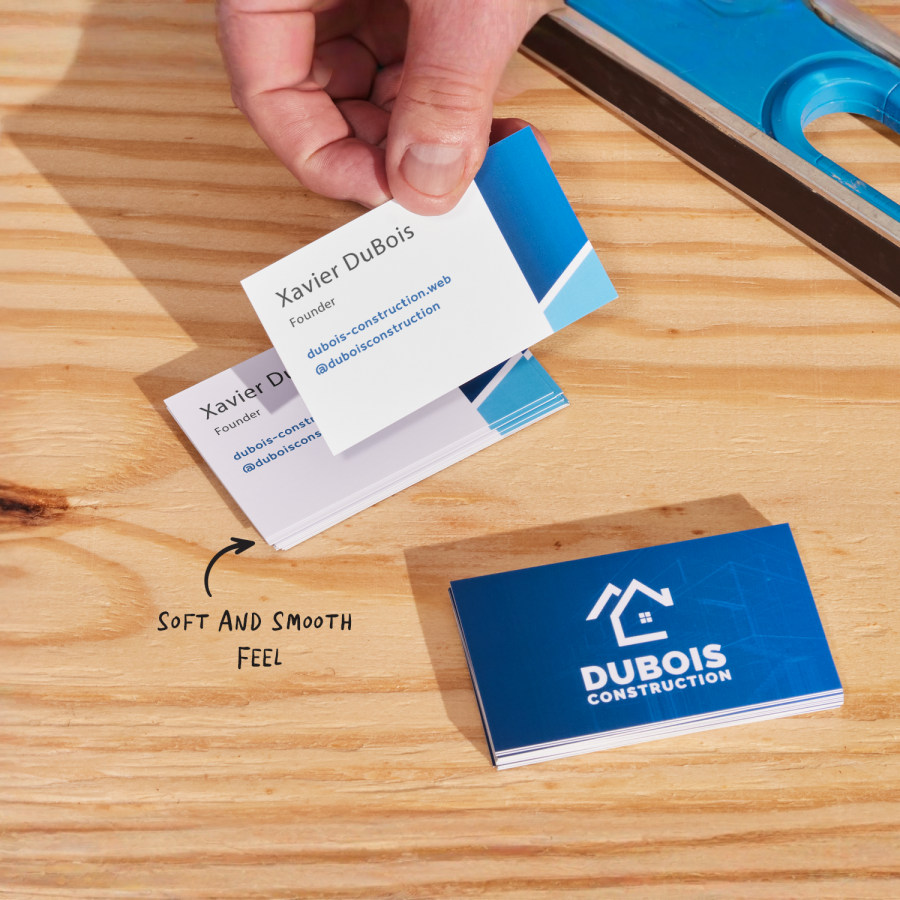 printable velvet touch business cards