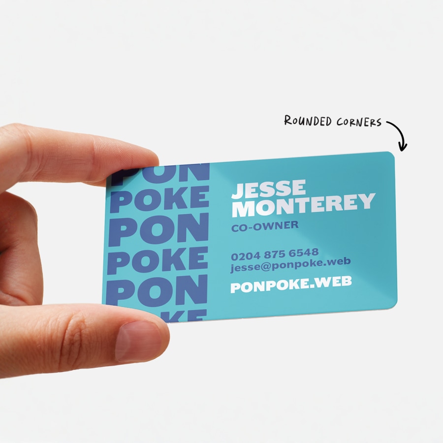 plastic business card printing