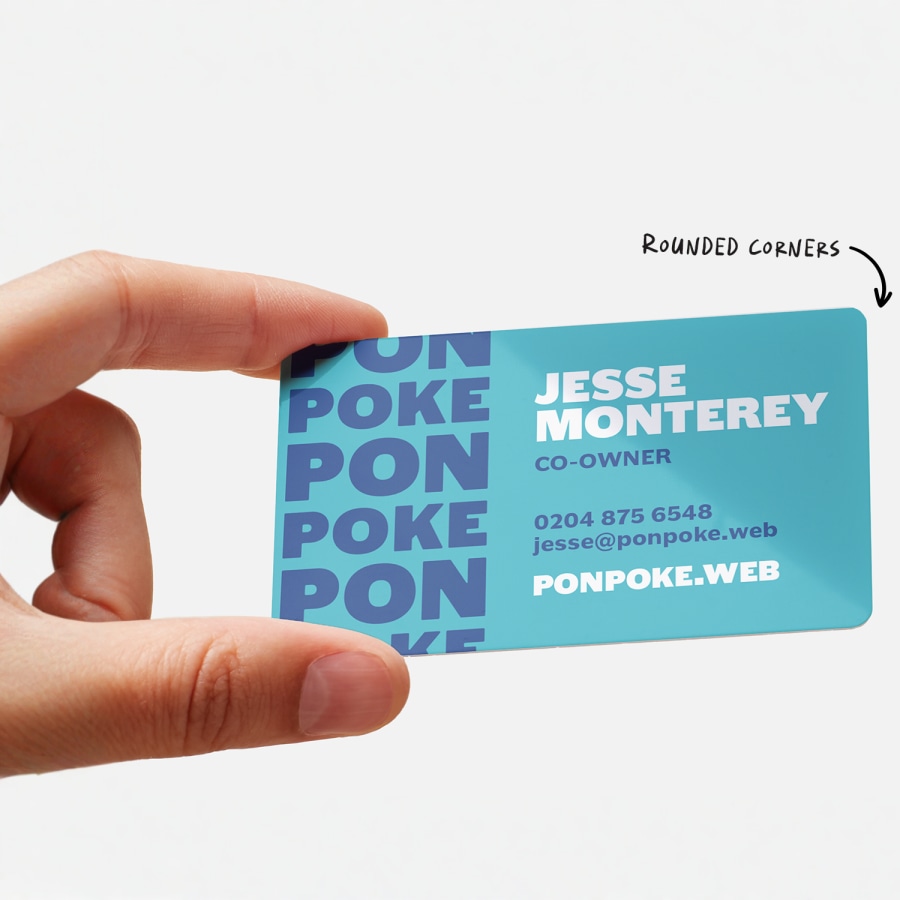 plastic business card printing