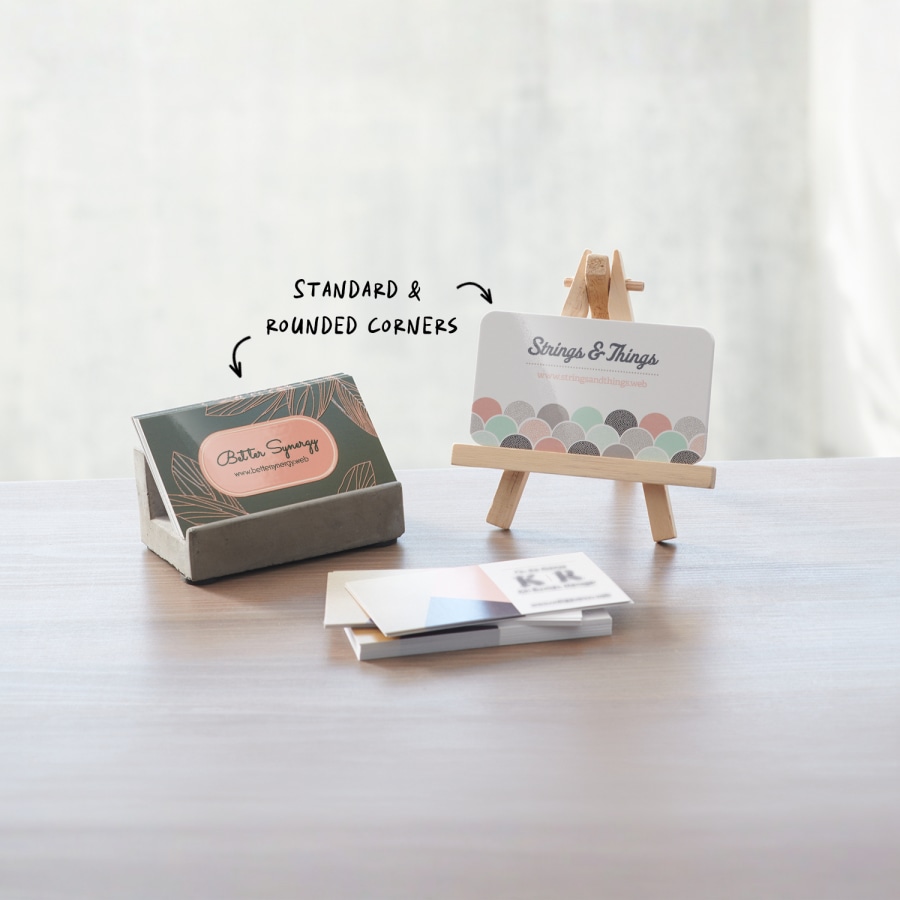 Glossy business card