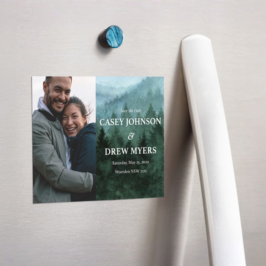 Custom printed postcard magnets