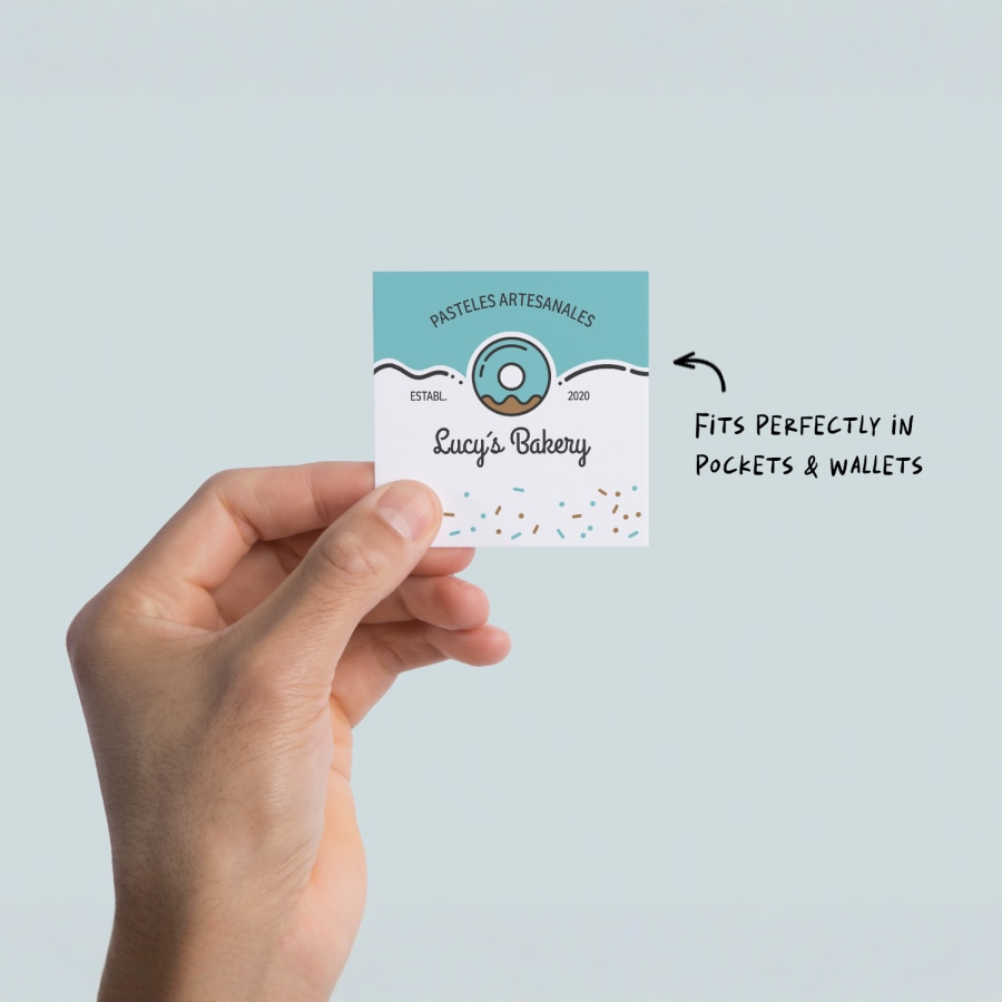 square business card designs