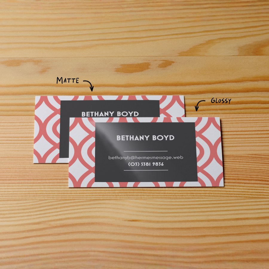 Slim business card design