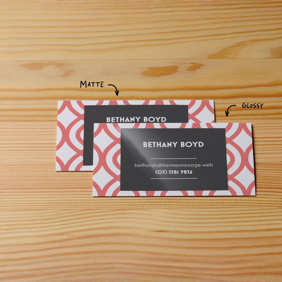 Slim business card design