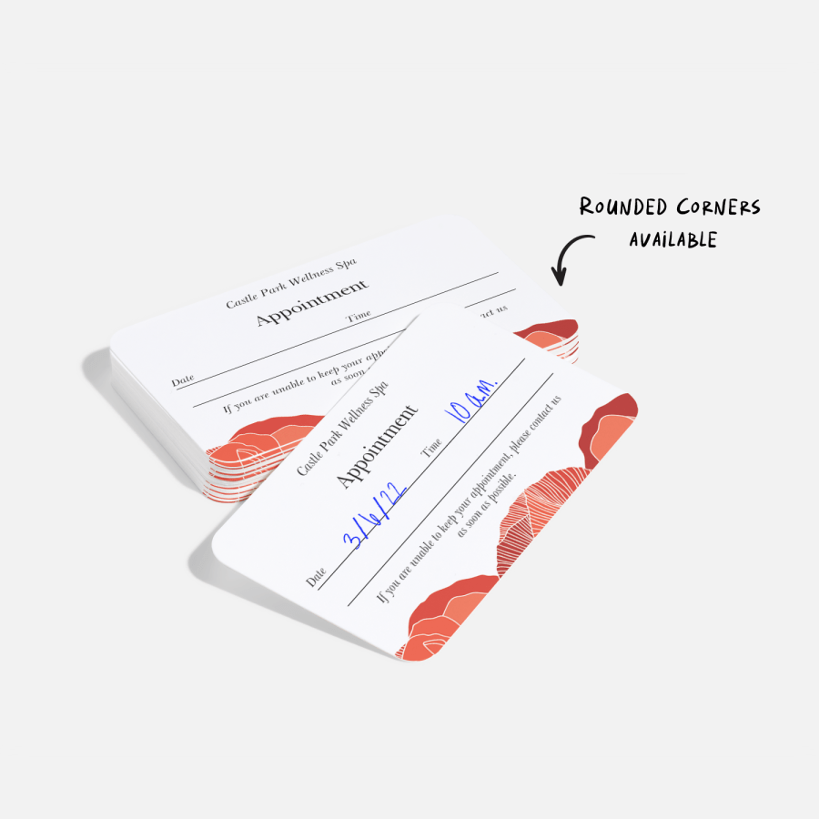 appointment reminder cards
