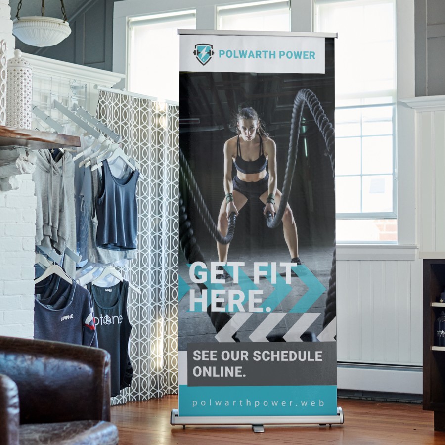 personalized pull up banners