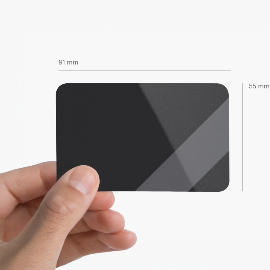 Rounded corners business cards
