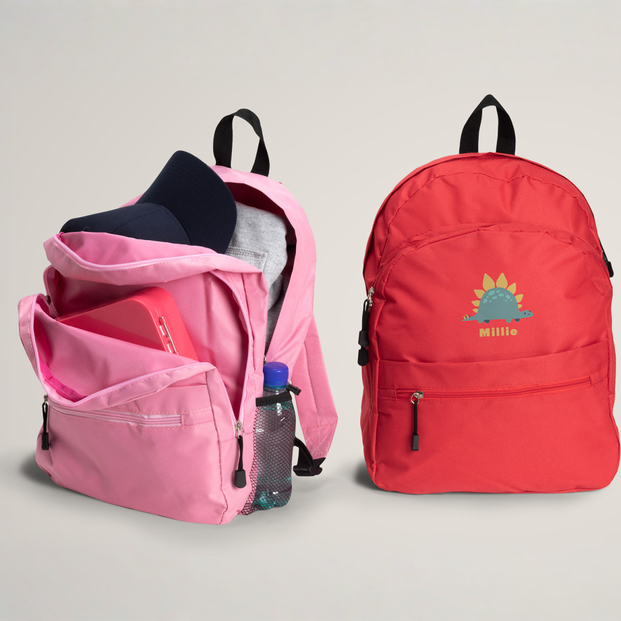 Customized school bag with name