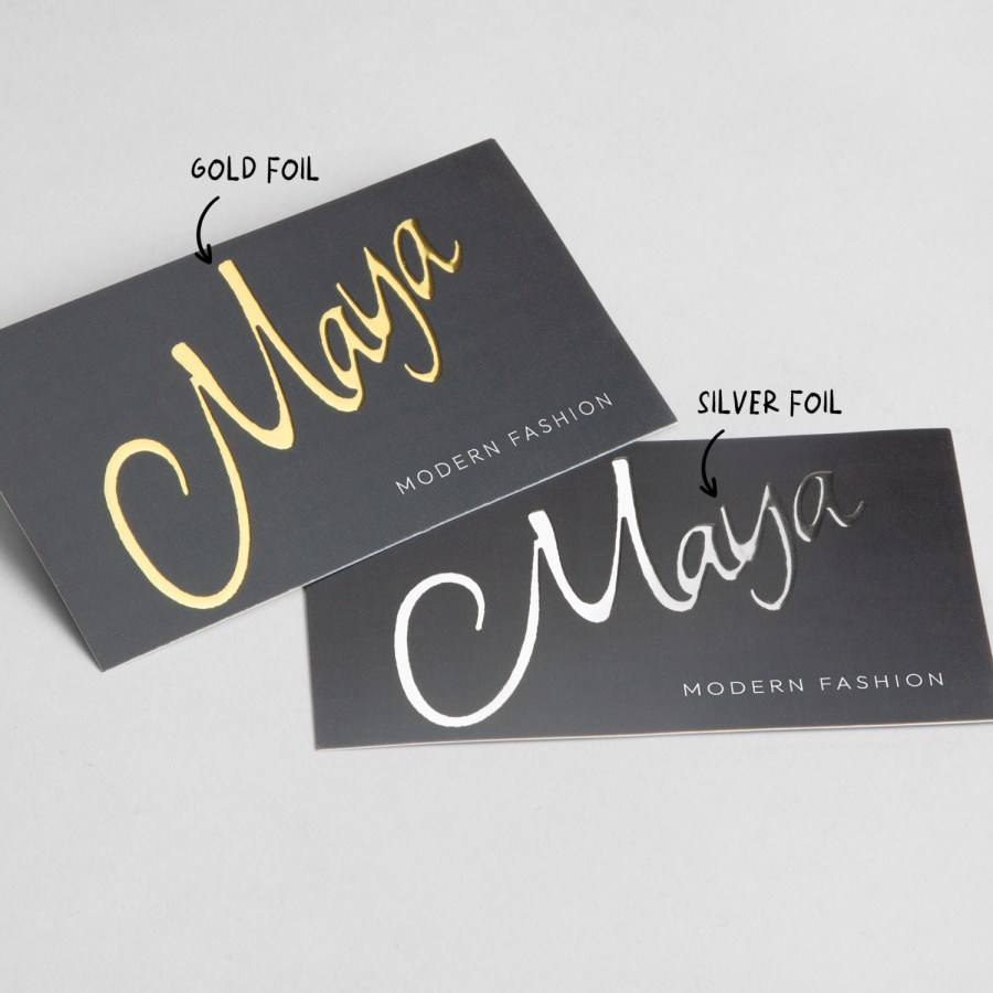 Gold, silver Foil cards