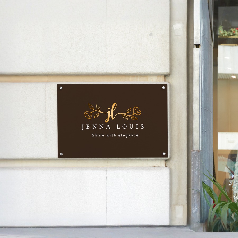 Aluminium sign board