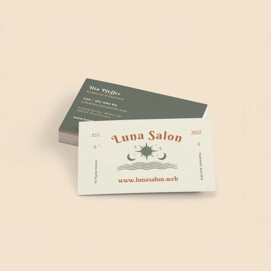 Business essentials business cards