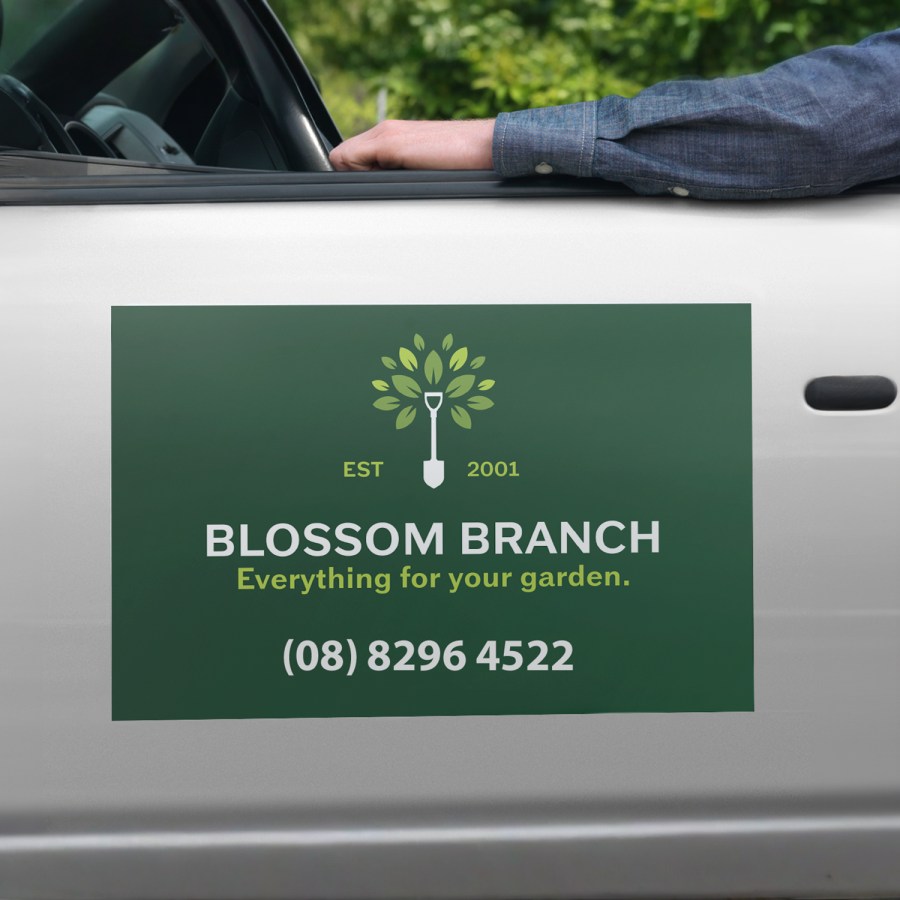 magnetic car door signs