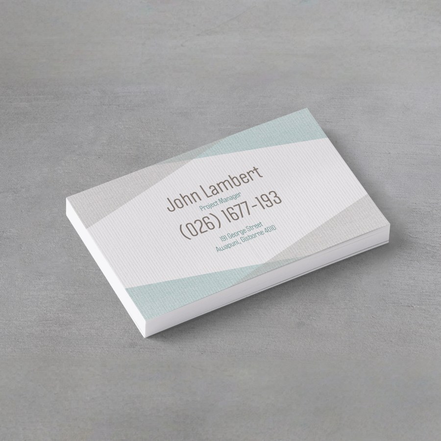 Ridged business cards
