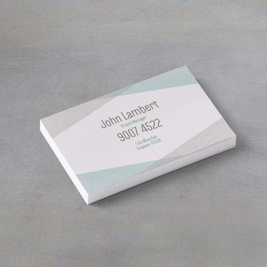 Ridged business cards