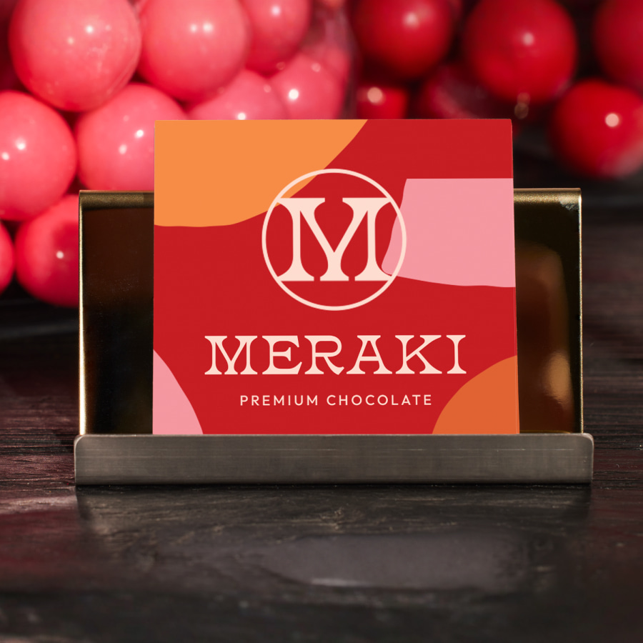 modern square business cards