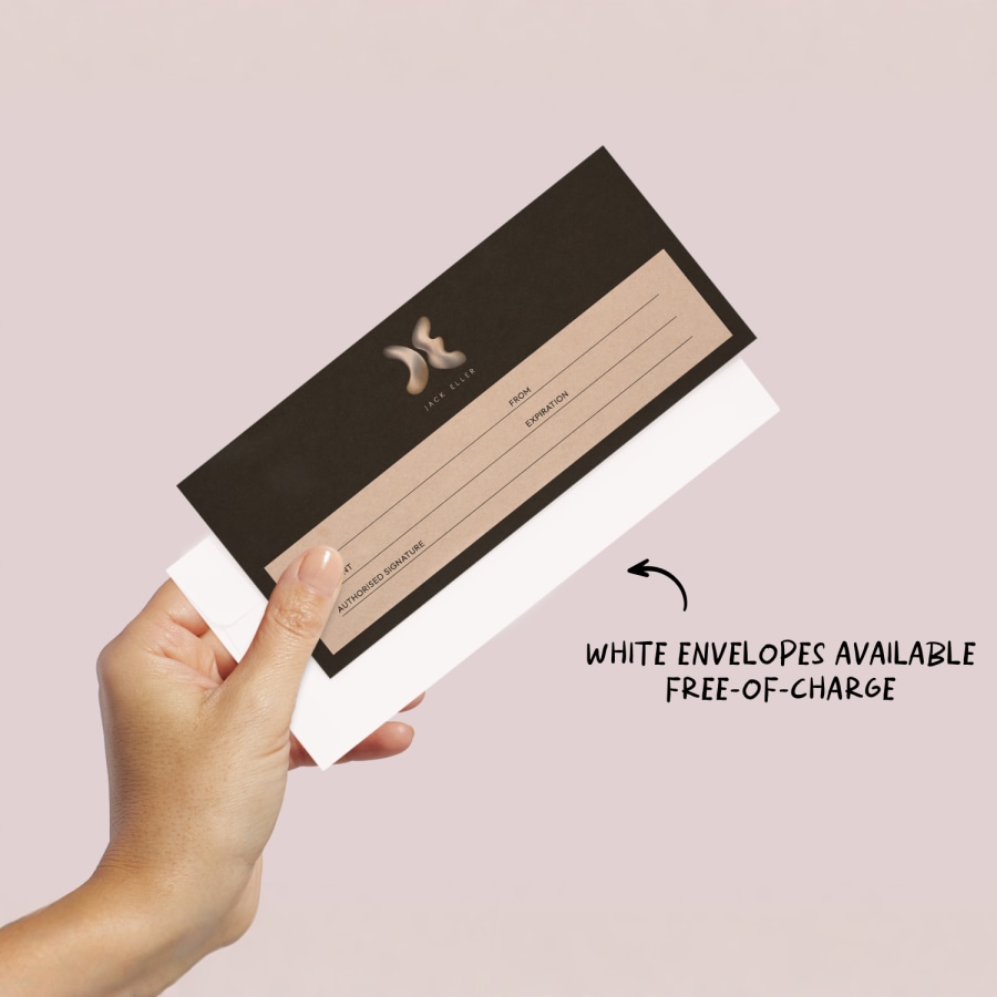 Gift certificate design