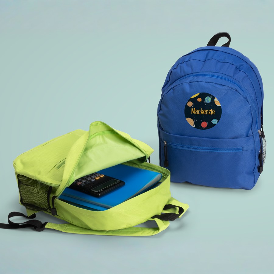 Personalised kids backpack