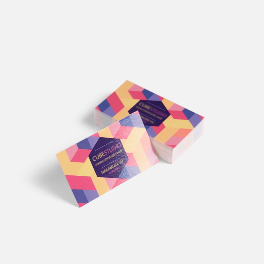 gloss finish business cards