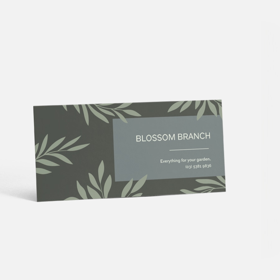 Slim business card design