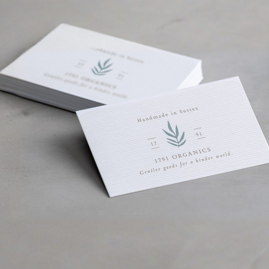 Corrugated business cards