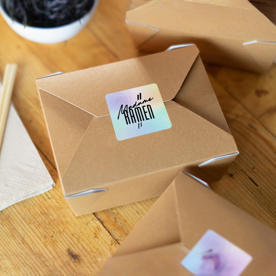 Holographic printable sticker paper