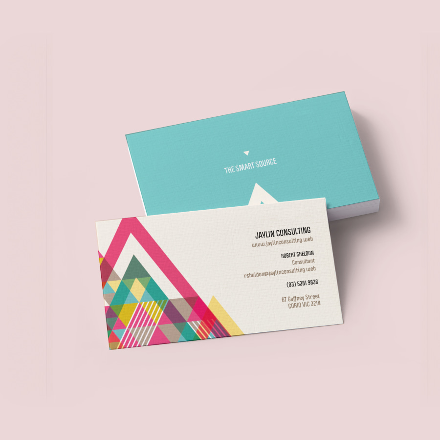 Linen business card printing
