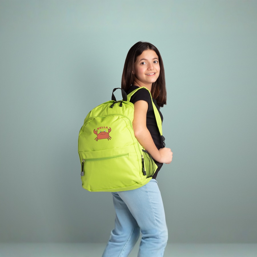 Personalised kids backpack