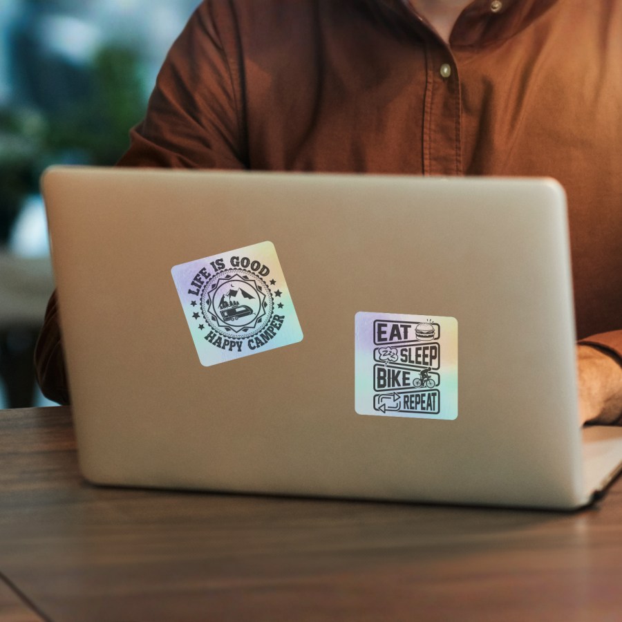 Holographic printable sticker paper