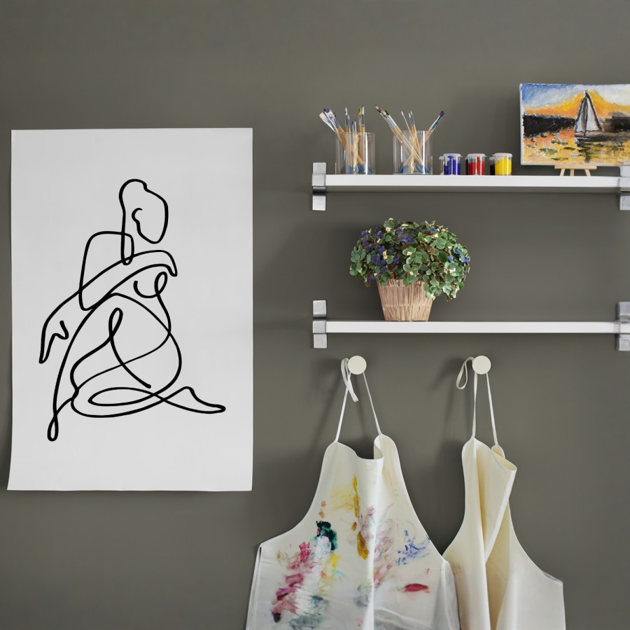 abstract wall art posters