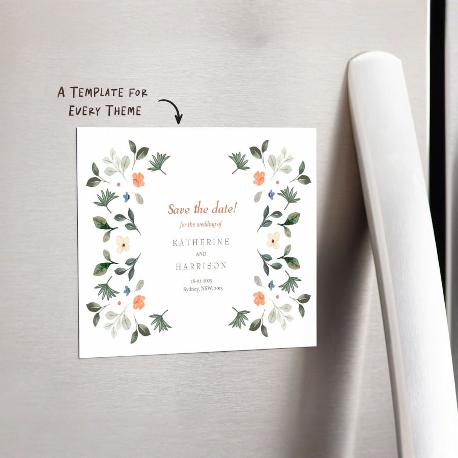 wedding save the date magnets
