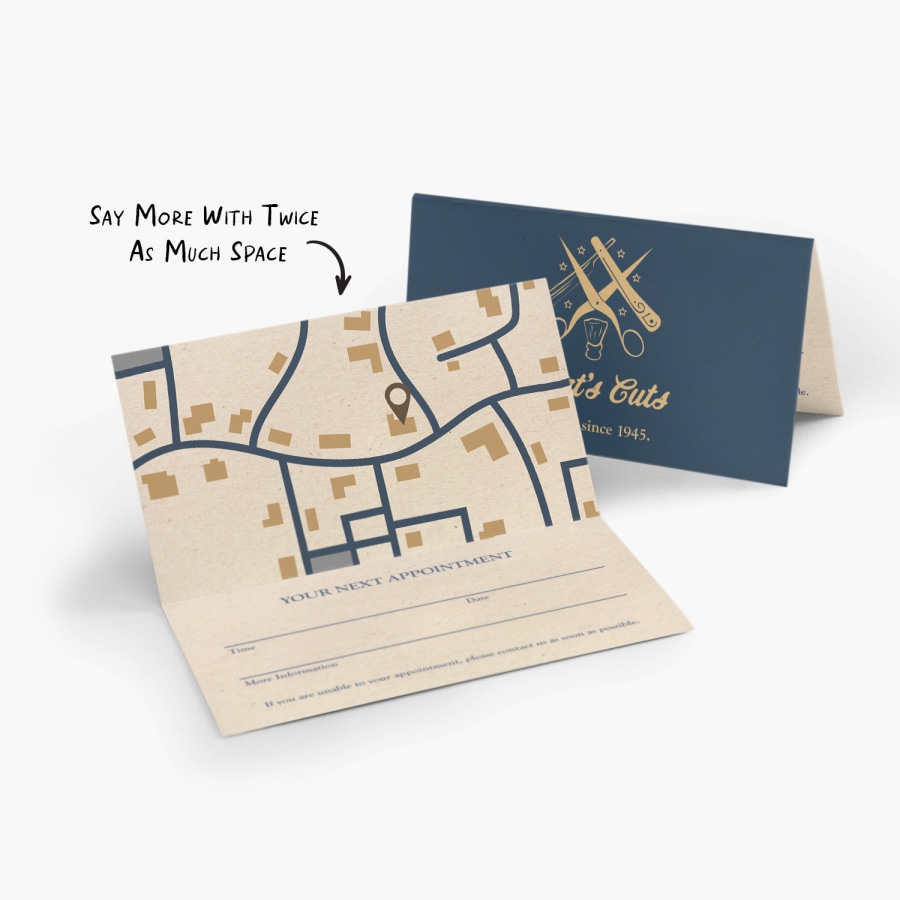 fold over business cards