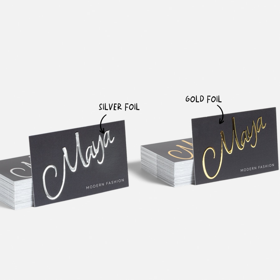 foil business cards