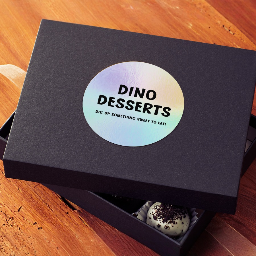 Holographic printable sticker paper