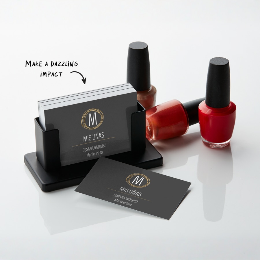 High gloss business cards