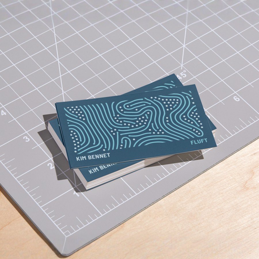 Matte business card paper