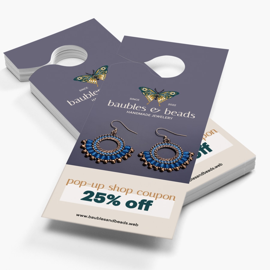 Door hangers and flyers