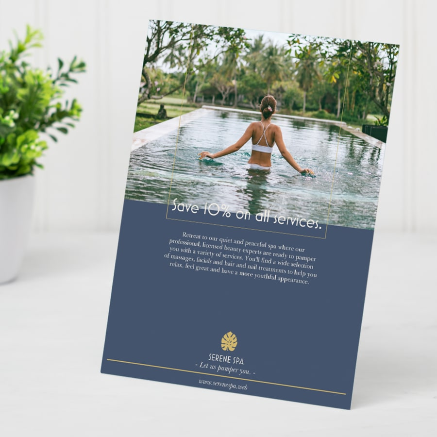 tabletop retractable banners for restaurants