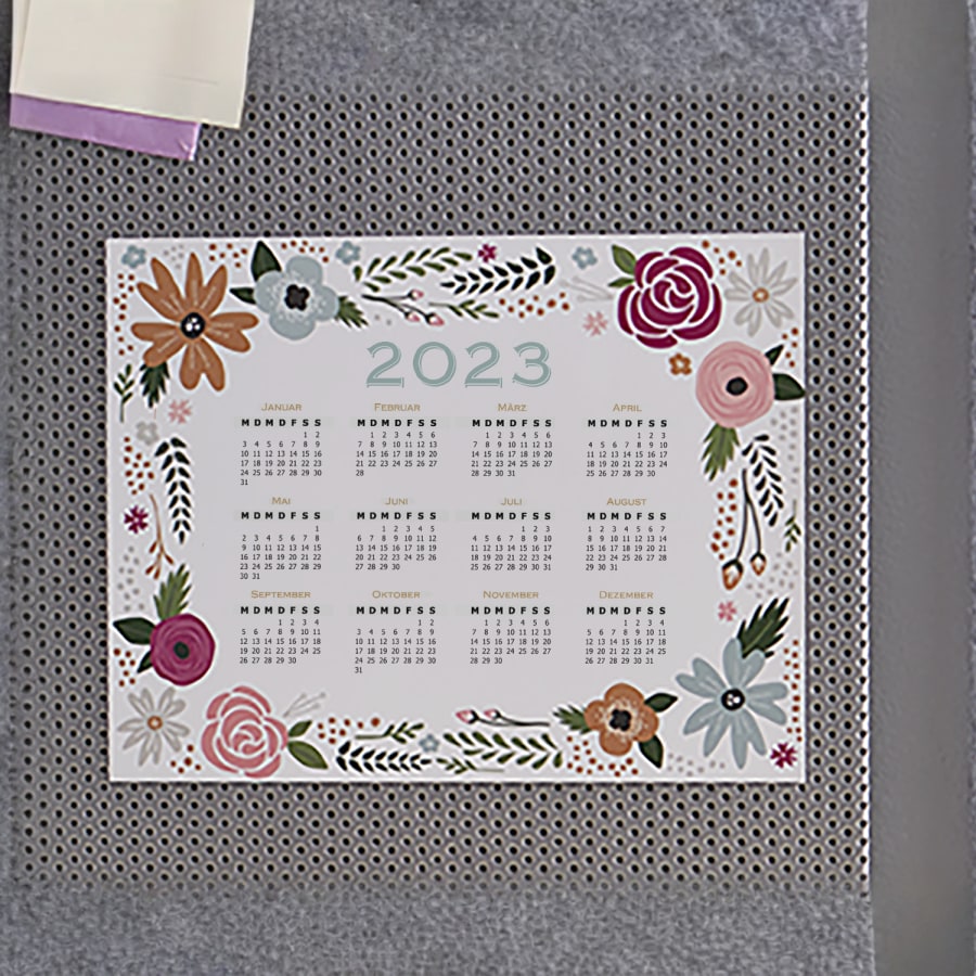 Adventskalender 2025 Mit Vasen-Magneten - 24 Blumenvasen Für Kühlschrank & Whiteboard
