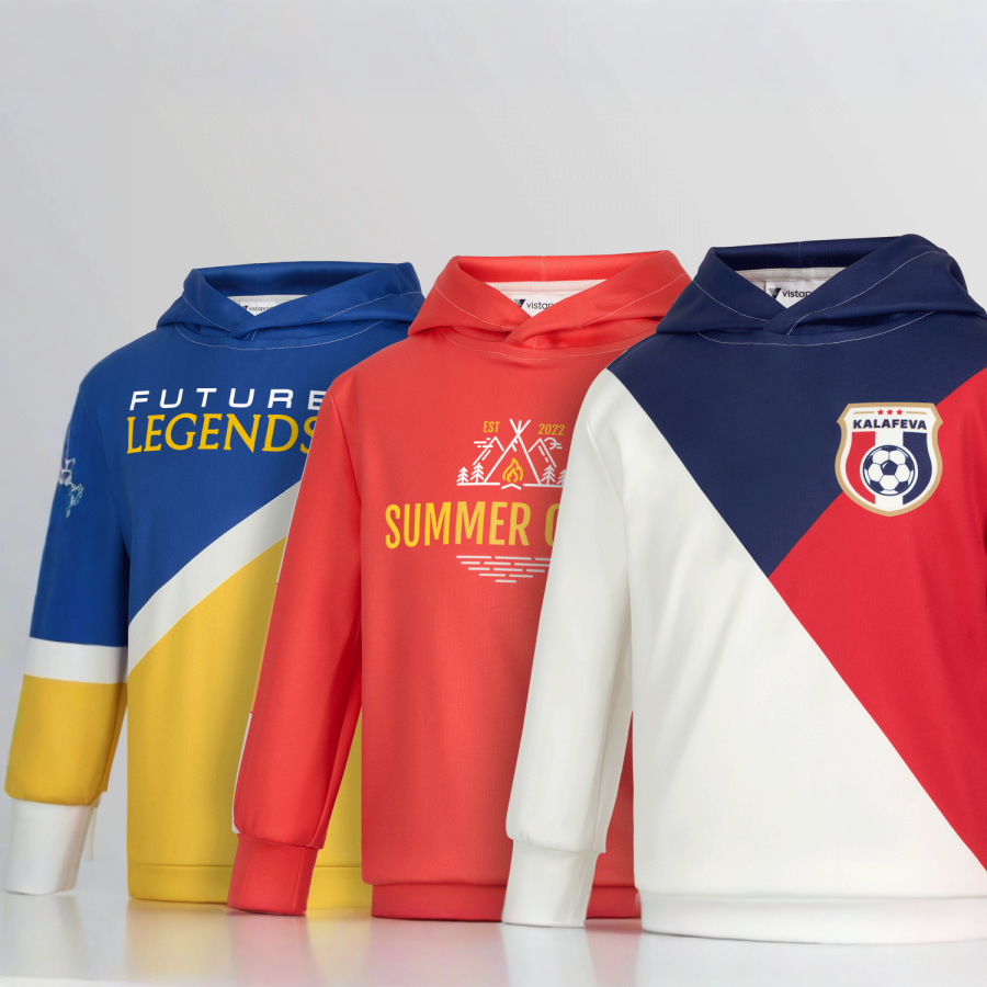 Personalised Kids' Performance Hoodie VistaPrint AU