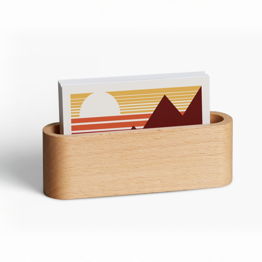 Wooden Business Card Holders VistaPrint