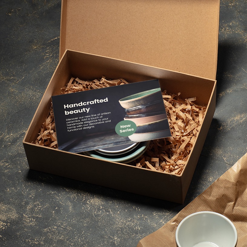 Box Insert Cards: Custom Packaging Inserts VistaPrint UK