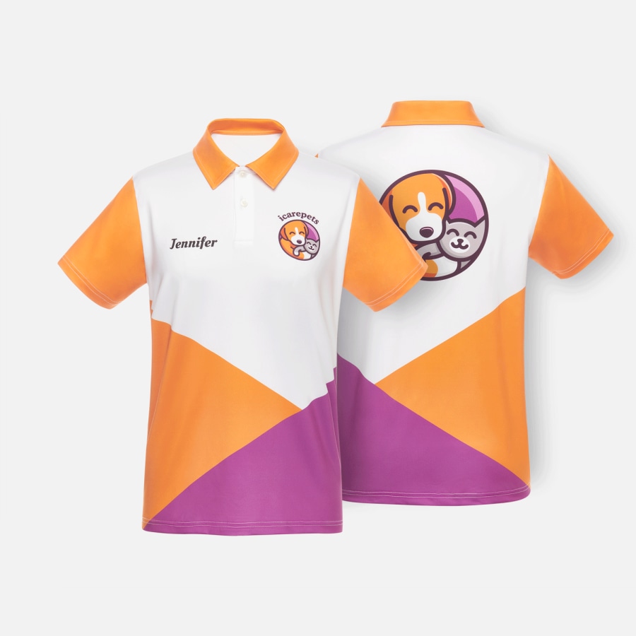 Full Custom Women's Polo Shirt | VistaPrint, image size:900x900