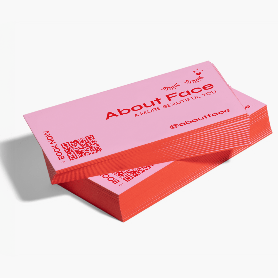 Painted Edge Business Cards