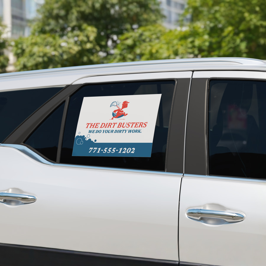 Custom Text Vinyl Decal Sticker - Personalised For Car Windscreen, Shop Window, Any Surface