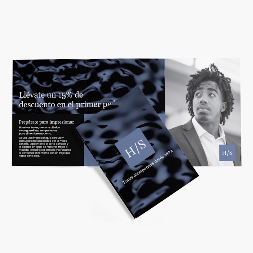 Folletos Publicitarios Personalizados A5 Horizontal - Pack De 250 Unidades, Impresión Mate, Sube Tu Diseño. Ideal Para Eventos