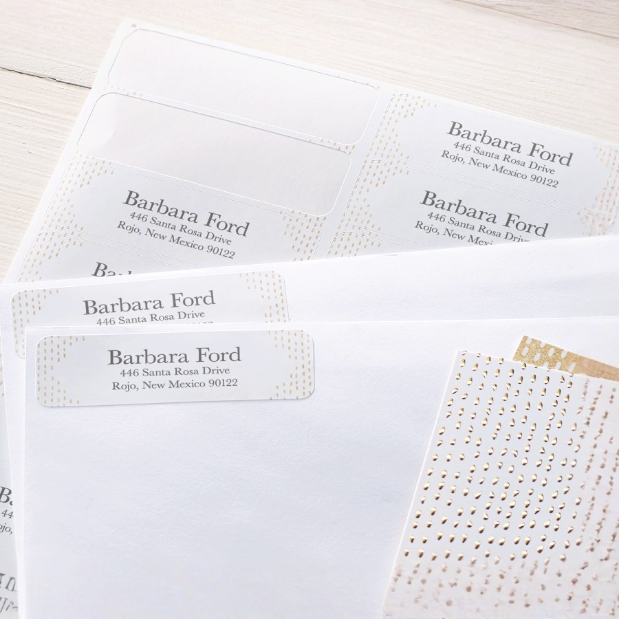 Impresión de Etiquetas de Remitente Personalizadas | VistaPrint, image size:900x900